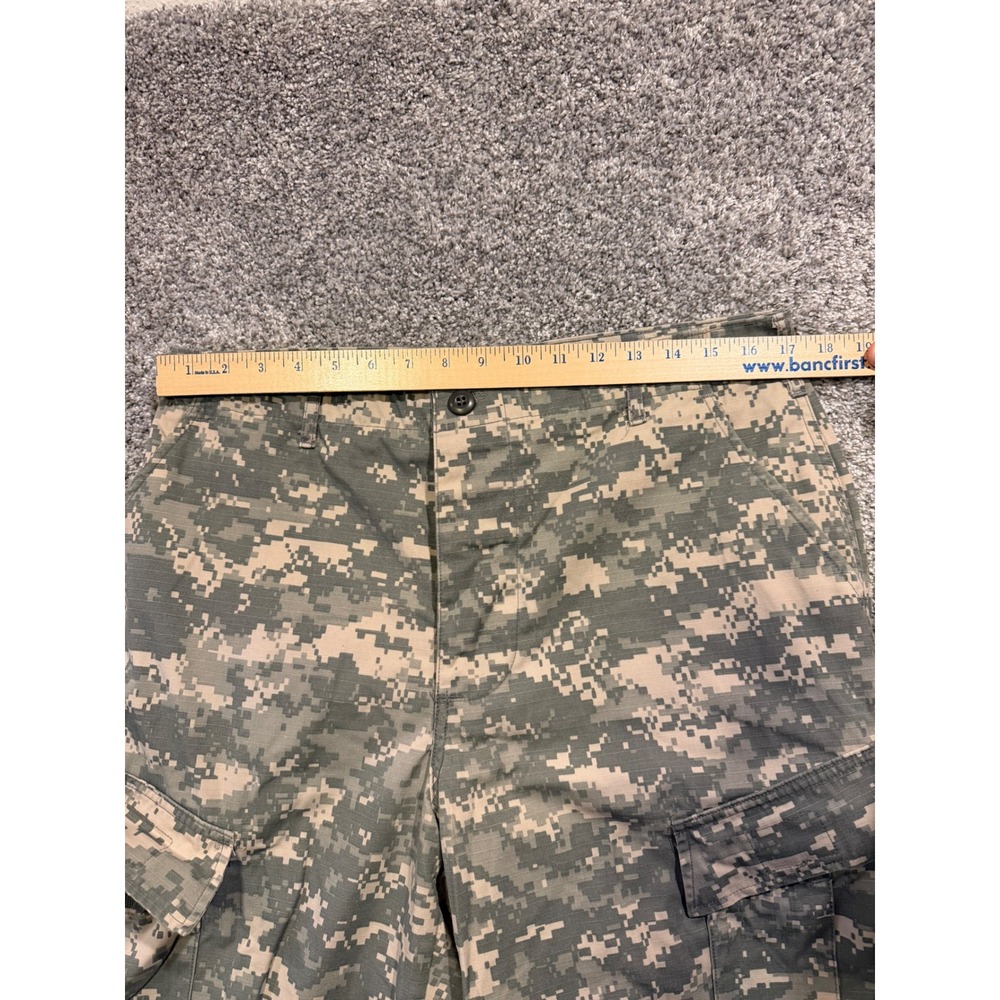 UNICOR Cargo Pants Mens Medium Reg Camo Army Combat Uniform ACU Digital Ripstop - Picture 5 of 9